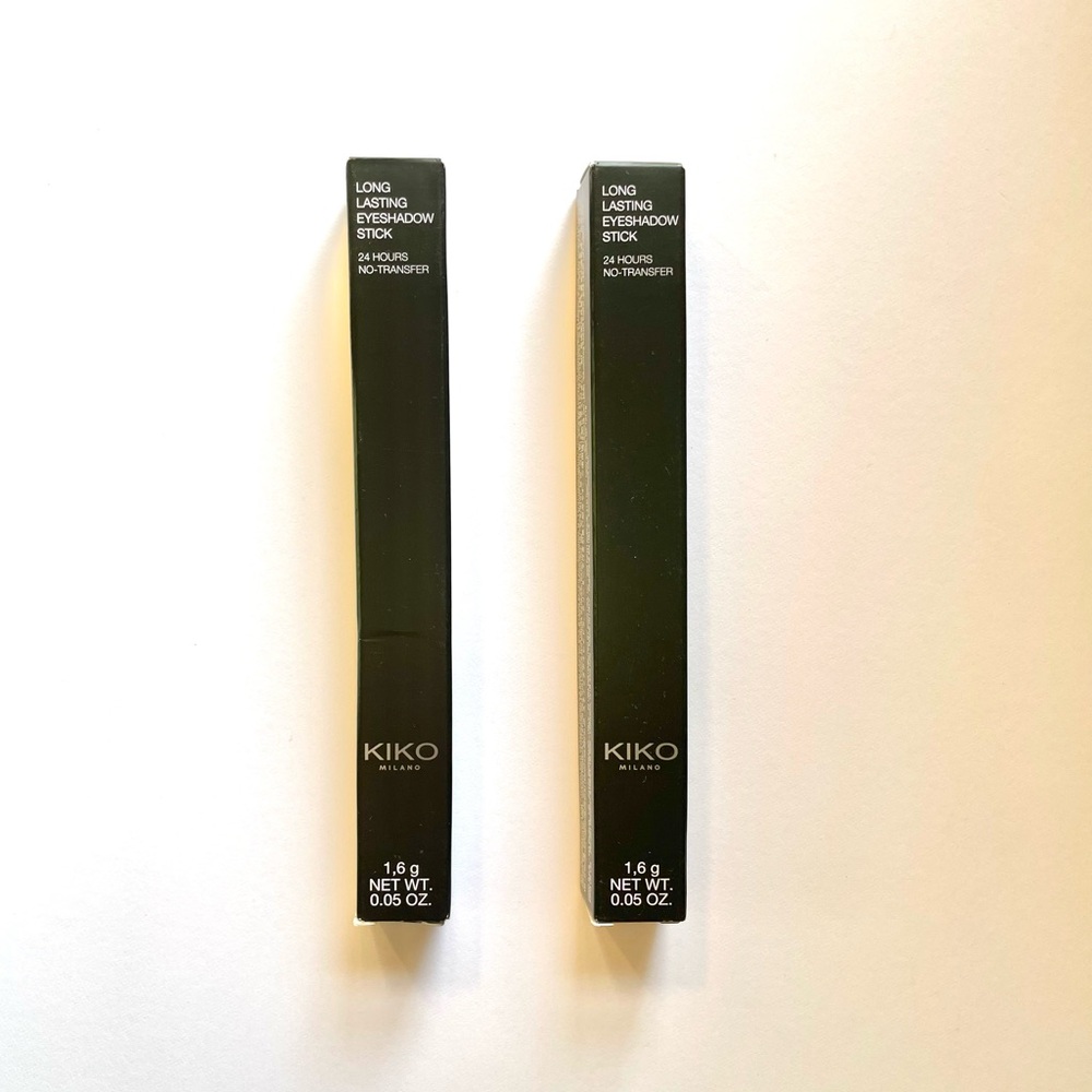Brand New Kiko Milano Long Lasting Eyeshadow Stick Bundle